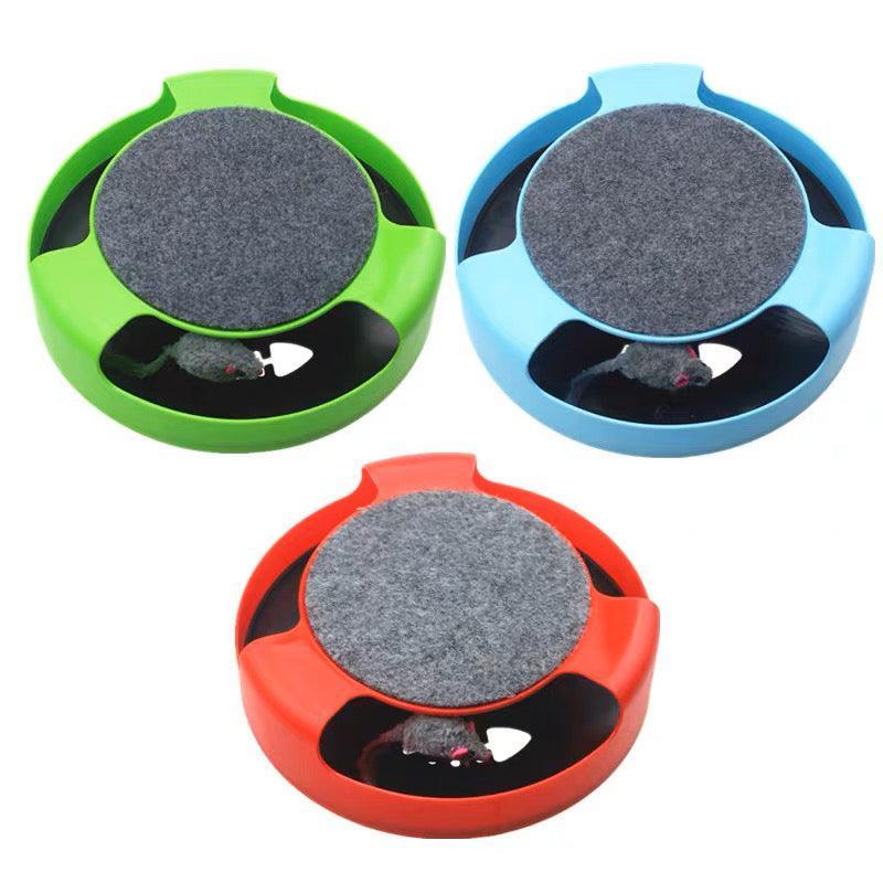 Premium Catch The Mouse Motion Cat Toy - Red