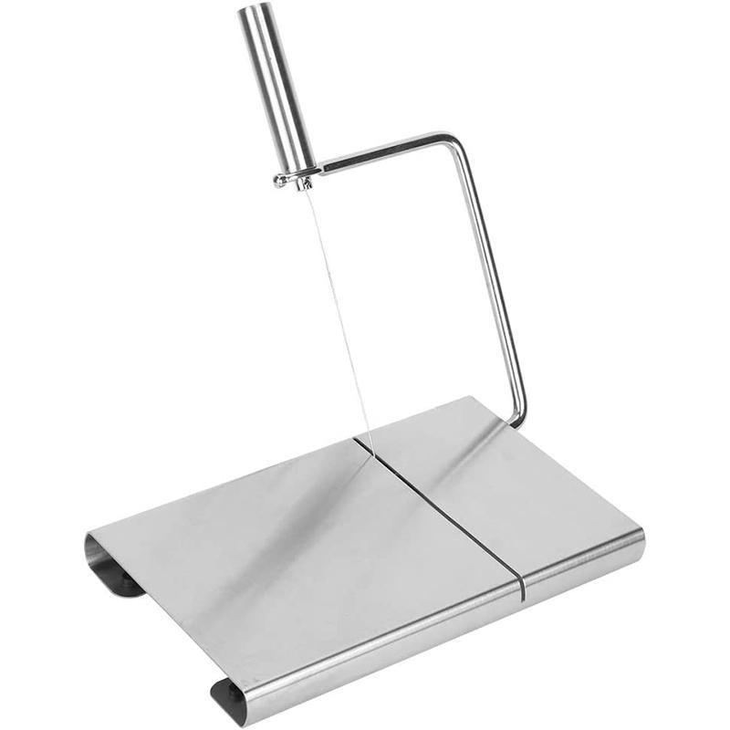 Premium Stainless Steel Cheese Slicer – Non-Slip Base
