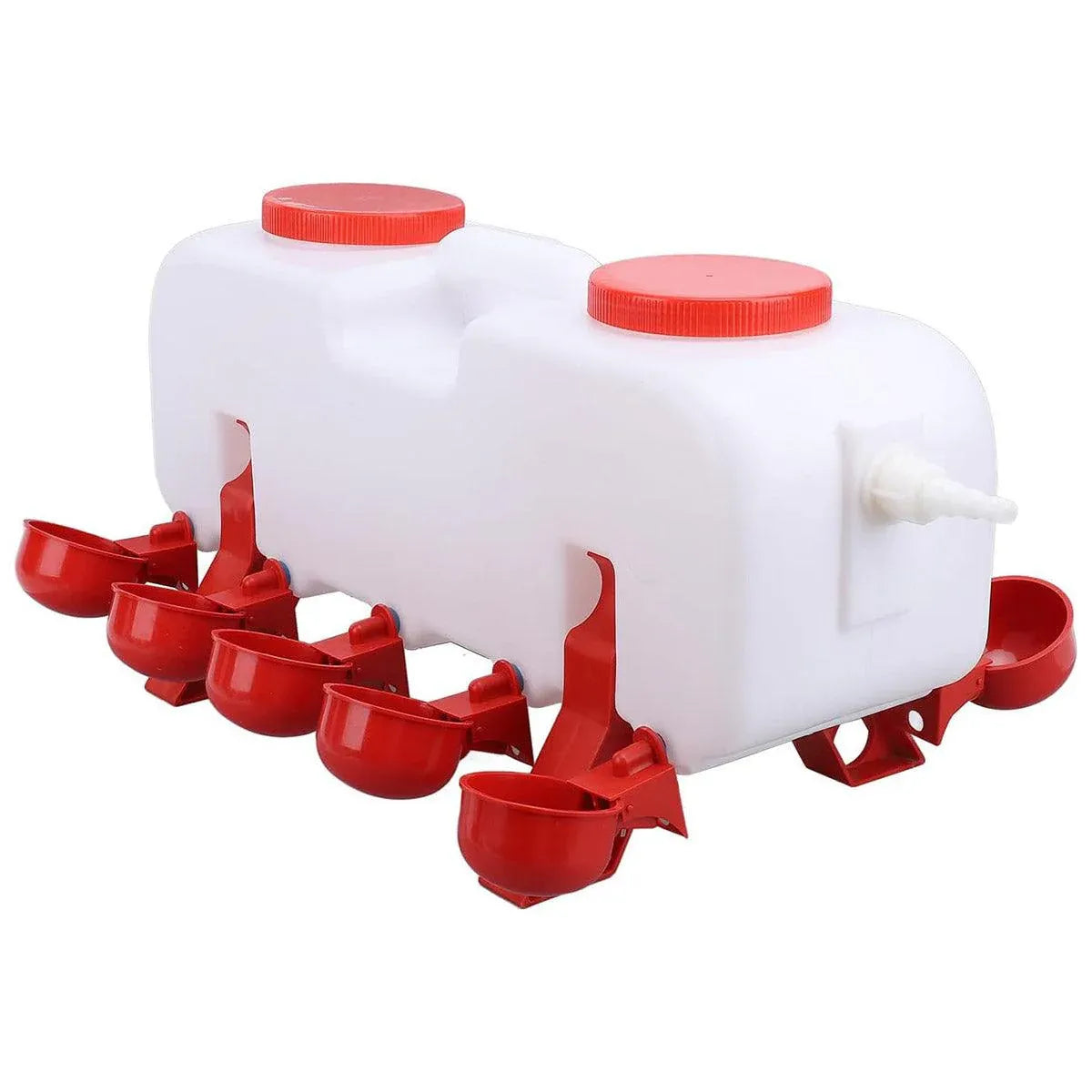 Premium 10L Automatic Poultry Waterer with 5 Drinking Cups