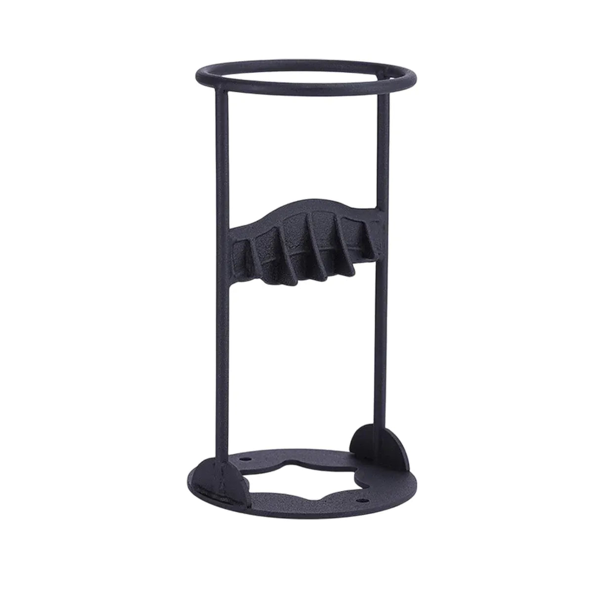 Premium Manual Firewood Splitter with Ring Guide - Matte Black
