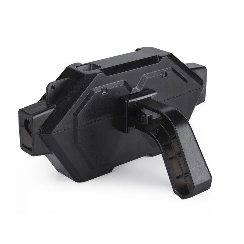 Premium Bicycle Chain Cleaner Tool with 360° Rotating Brushes & Magnetic Base - Black