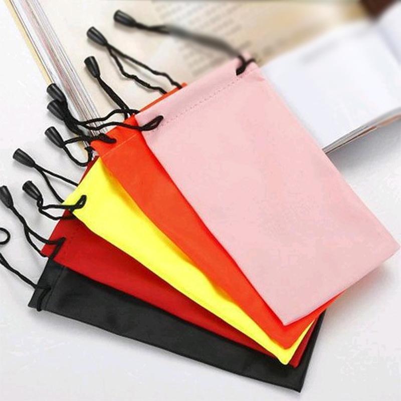 Premium 20 Pack Soft Eyeglasses Pouch and Cleaning Cloth Bags