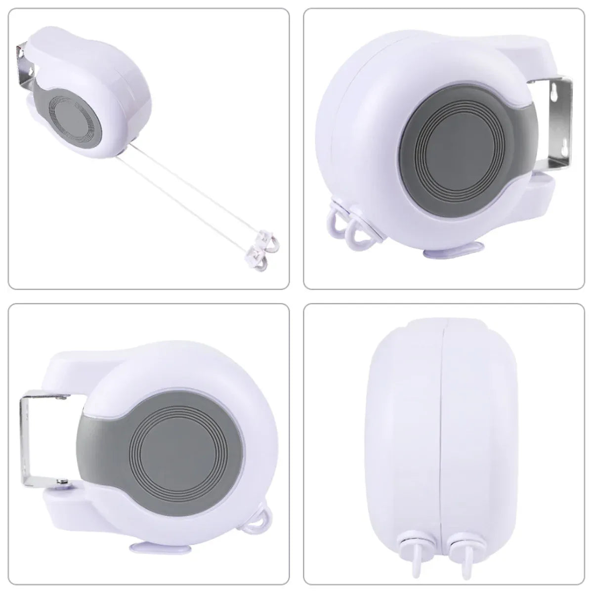 Premium Double Retractable Clothesline – 13m Wall Mounted