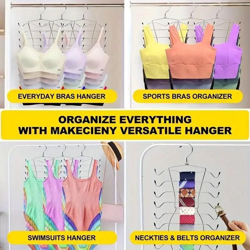 Premium 8-Tier Stainless Steel Clothes Hangers – 2 Pack