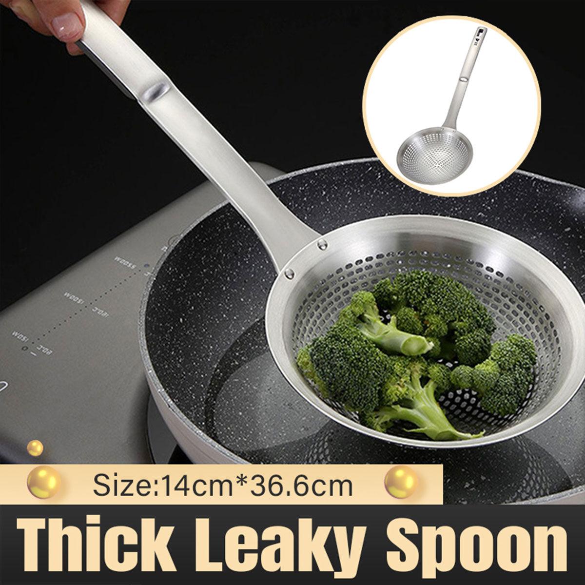304 Stainless Steel Colander 5.5 Inch with Long Anti-Scald Handle & Thick Mesh - SuperSaverAU - view 1