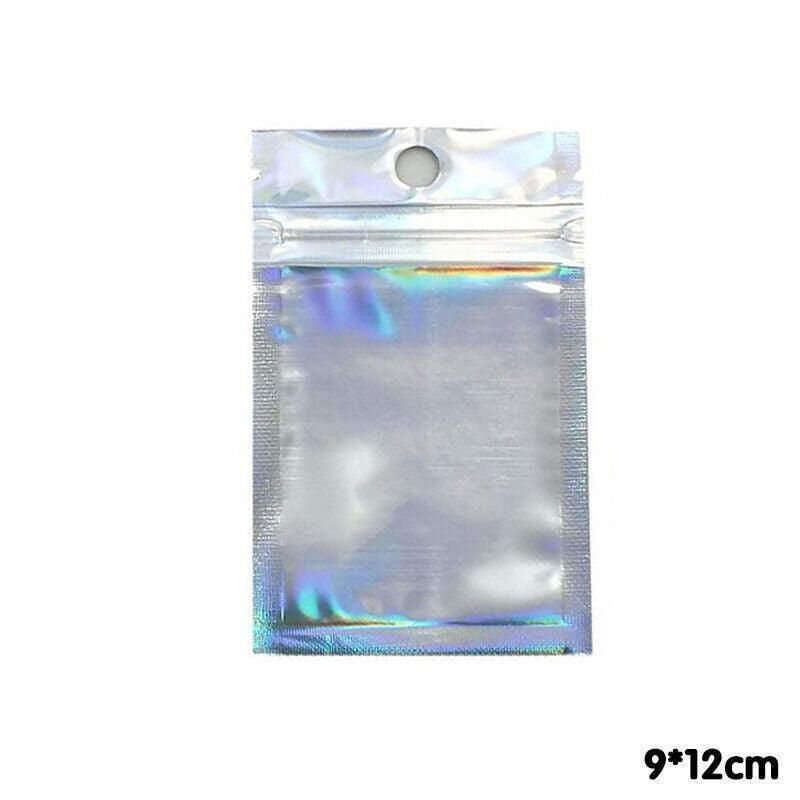Premium Iridescent Resealable Zip Bags – 7 x 10cm, 200 Pack