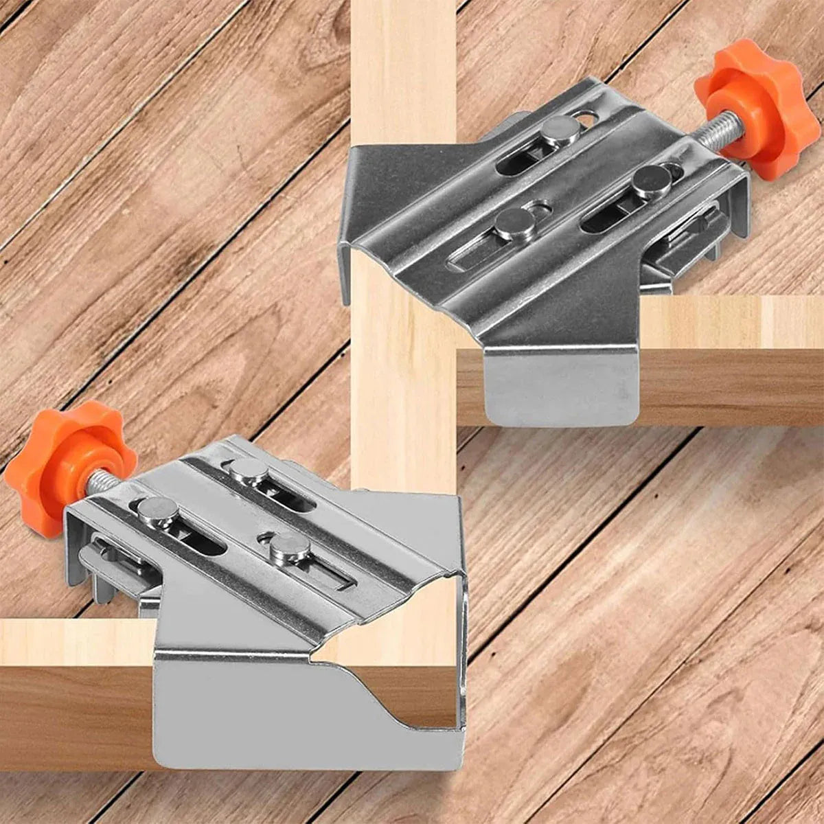 Premium 90° Right Angle Clamp Set – Closed Style 4 Pack