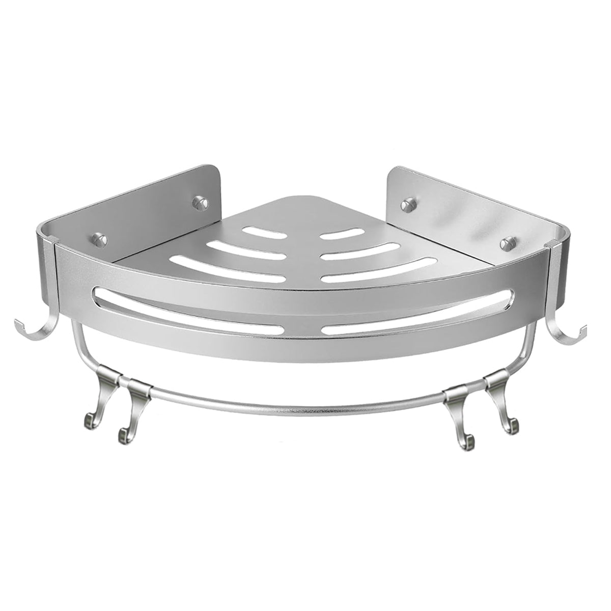 Premium Wall Mounted Stainless Steel Corner Shower Shelf Single Layer