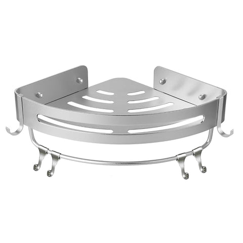 Premium Wall Mounted Stainless Steel Corner Shower Shelf Single Layer