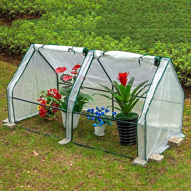 Premium Transparent Grid Greenhouse Cover – 180 x 90 x 90cm