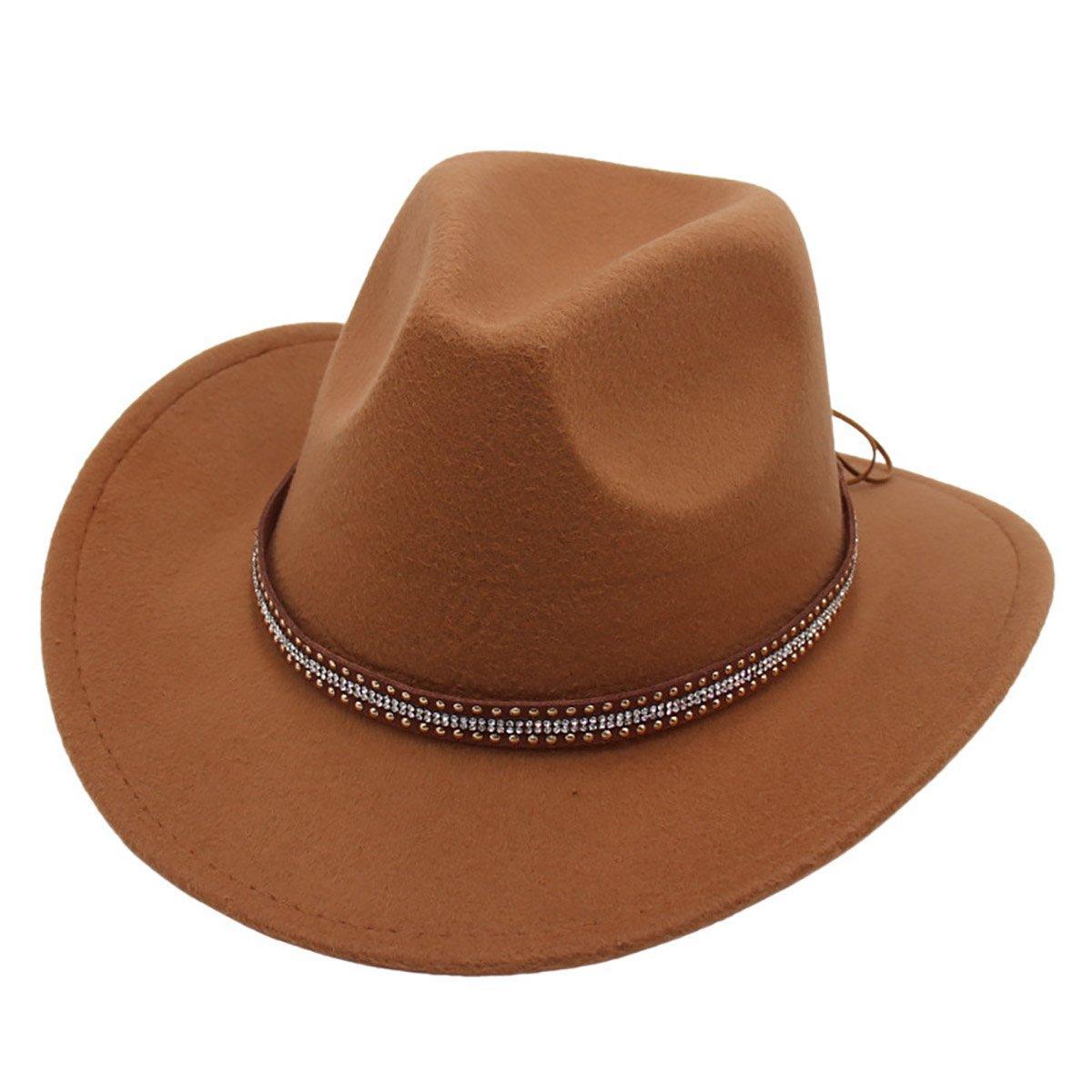 Western Cowboy Hat American Jazz Hat for Men Women Upside Down Top Hat - Red - SuperSaverAU - view 8