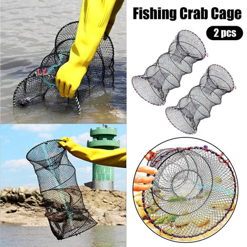 Premium Shrimp Crab Lobster Fishing Nets - 2 Pack