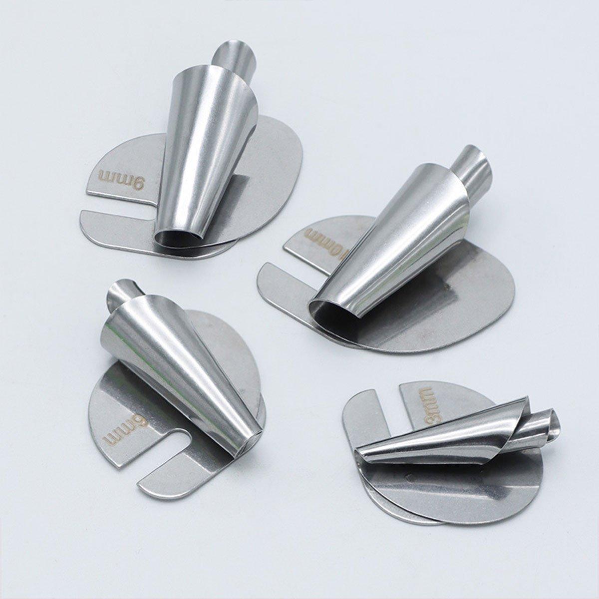 Premium Sewing Machine Spiral Flanger Attachment Set – 8 Pieces