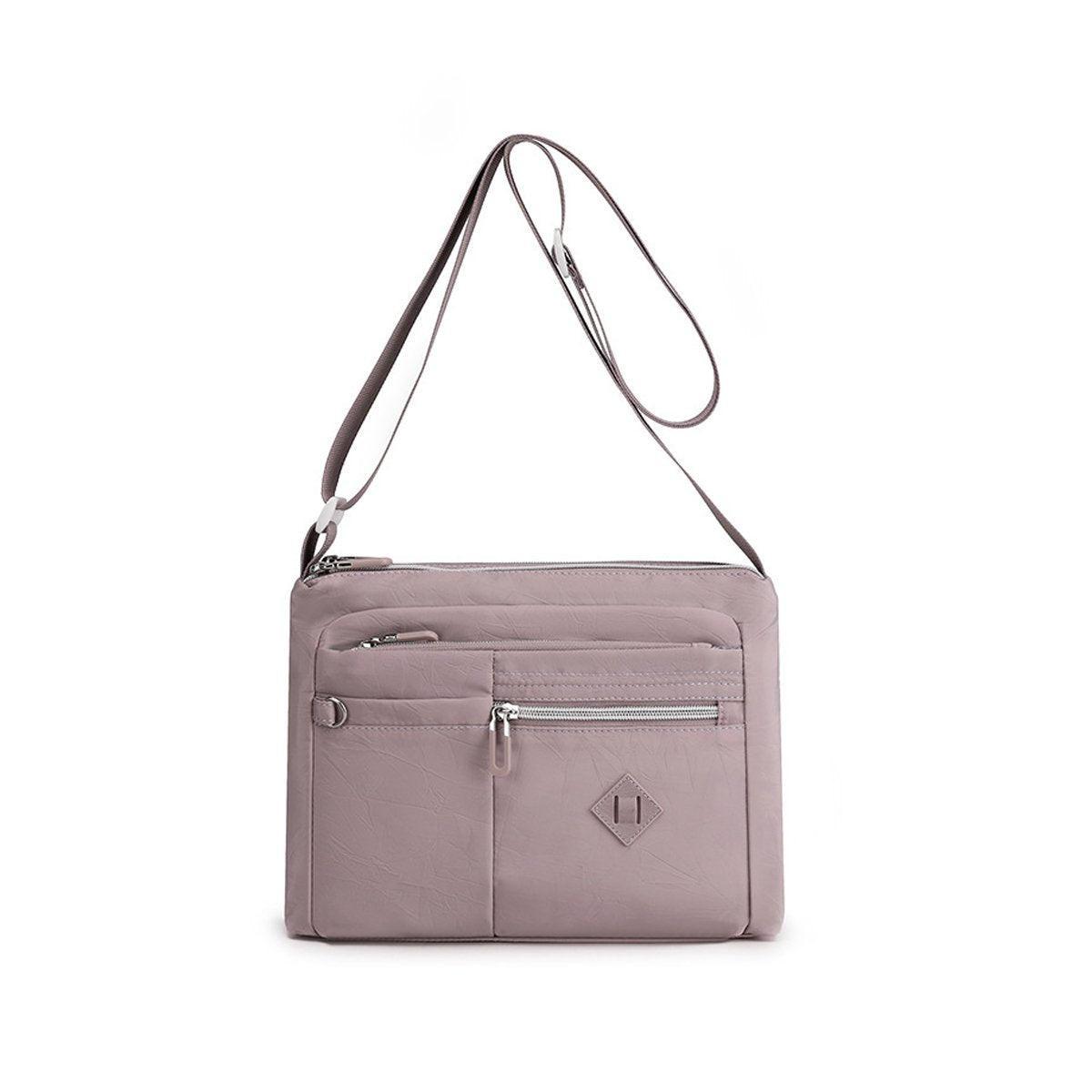 Premium Pink Ladies Large Capacity Waterproof Crossbody Bag