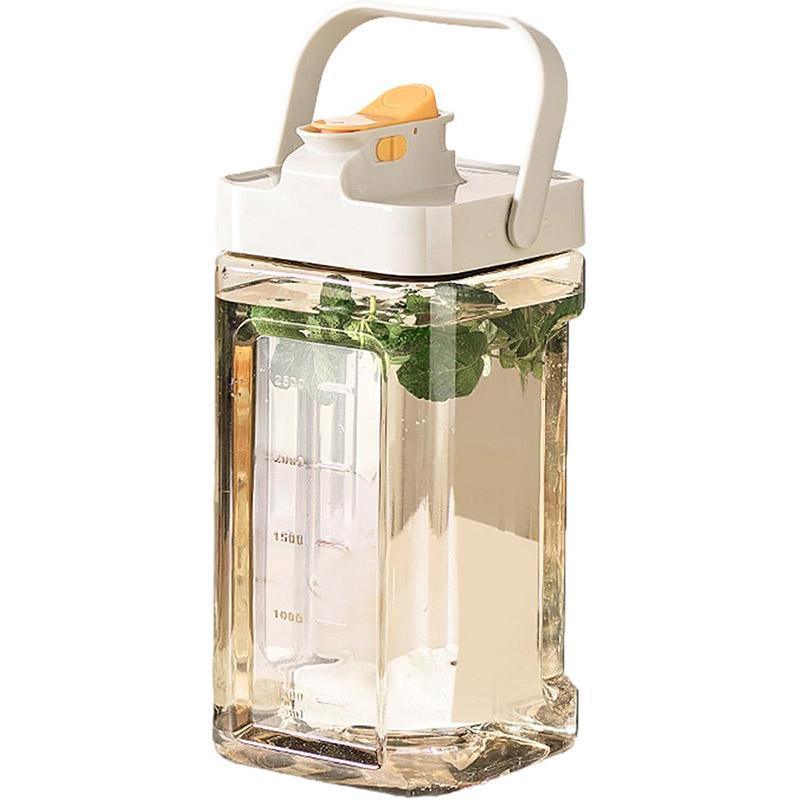 Large Capacity 3.5L Cold Water Kettle Home Use Beverage Dispenser Jug Mug - White - SuperSaverAU - view 6