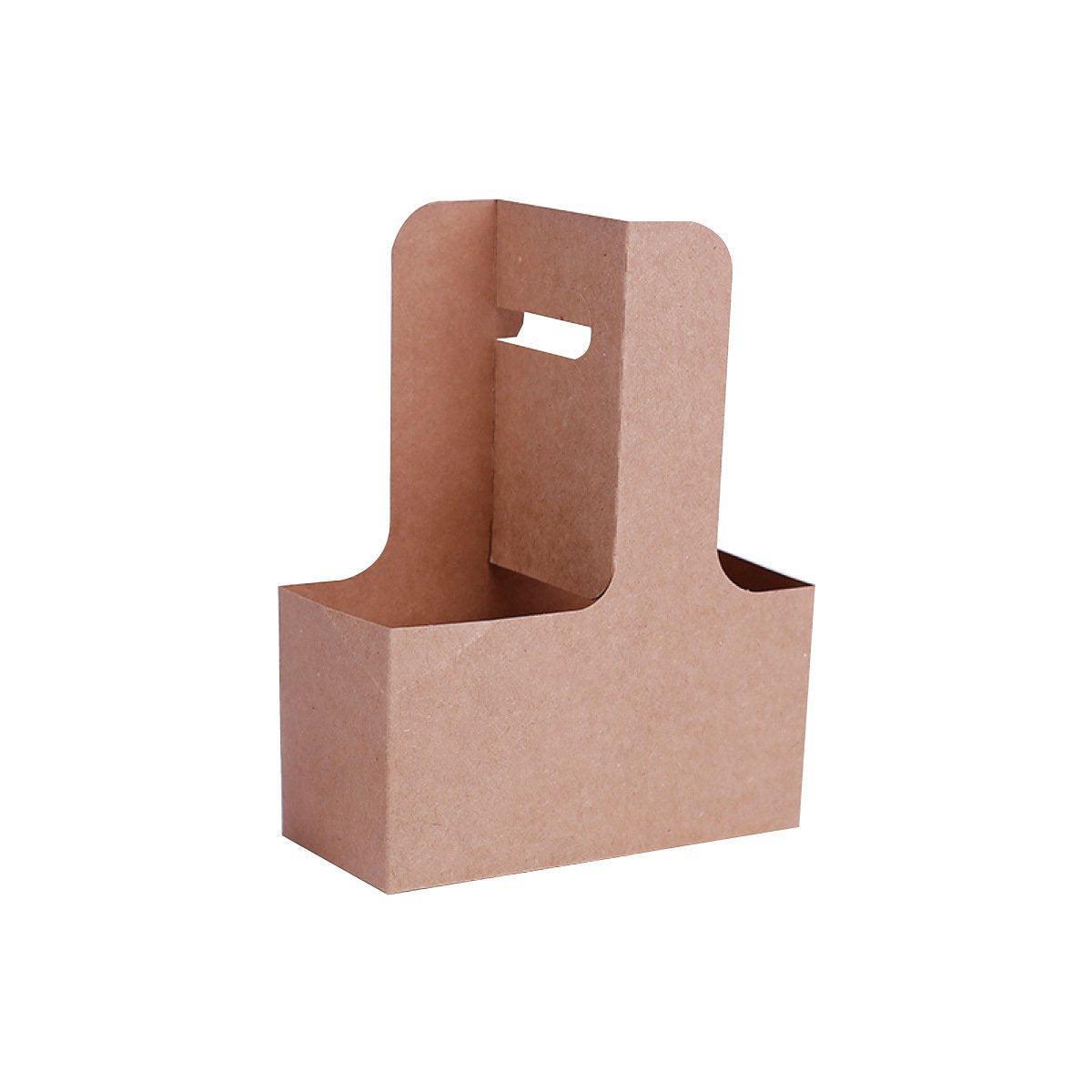 Kraft Paper Portable Cup Holder 100pcs - Ergonomic, Durable, Adjustable Fit - SuperSaverAU - view 4