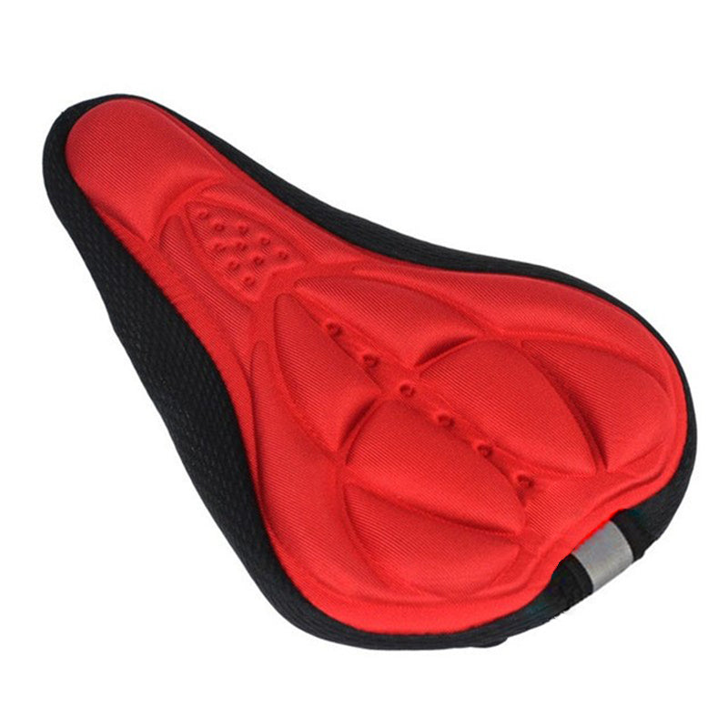 Premium Thick Silicone Bike Seat Cover with 3D Memory Foam & Drawstring - 4 Colours