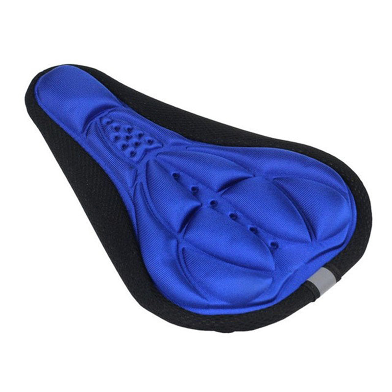Premium Thick Silicone Bike Seat Cover with 3D Memory Foam & Drawstring - 4 Colours