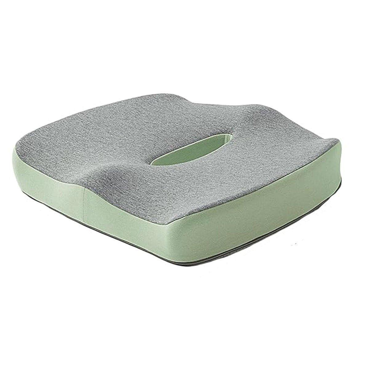 Coccyx Orthopedic Memory Foam Seat Cushion - 45x40x7 cm, Ergonomic Support, Grey - SuperSaverAU - view 7