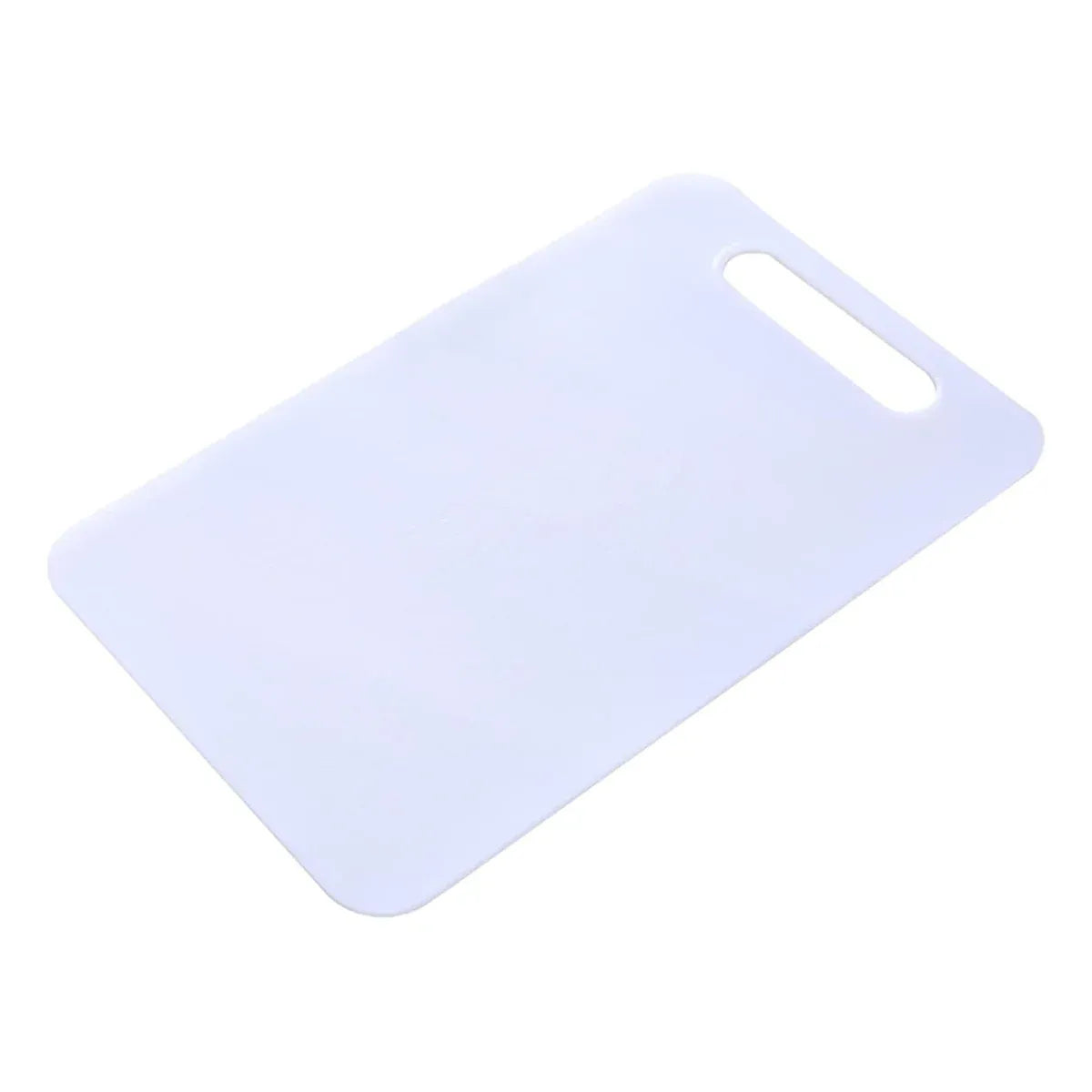 Premium Plastic Cutting Board – White 38 x 24cm with Hanging Hole