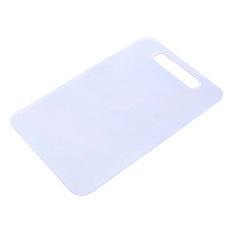 Premium Plastic Cutting Board – White 43 x 27cm with Hanging Hole