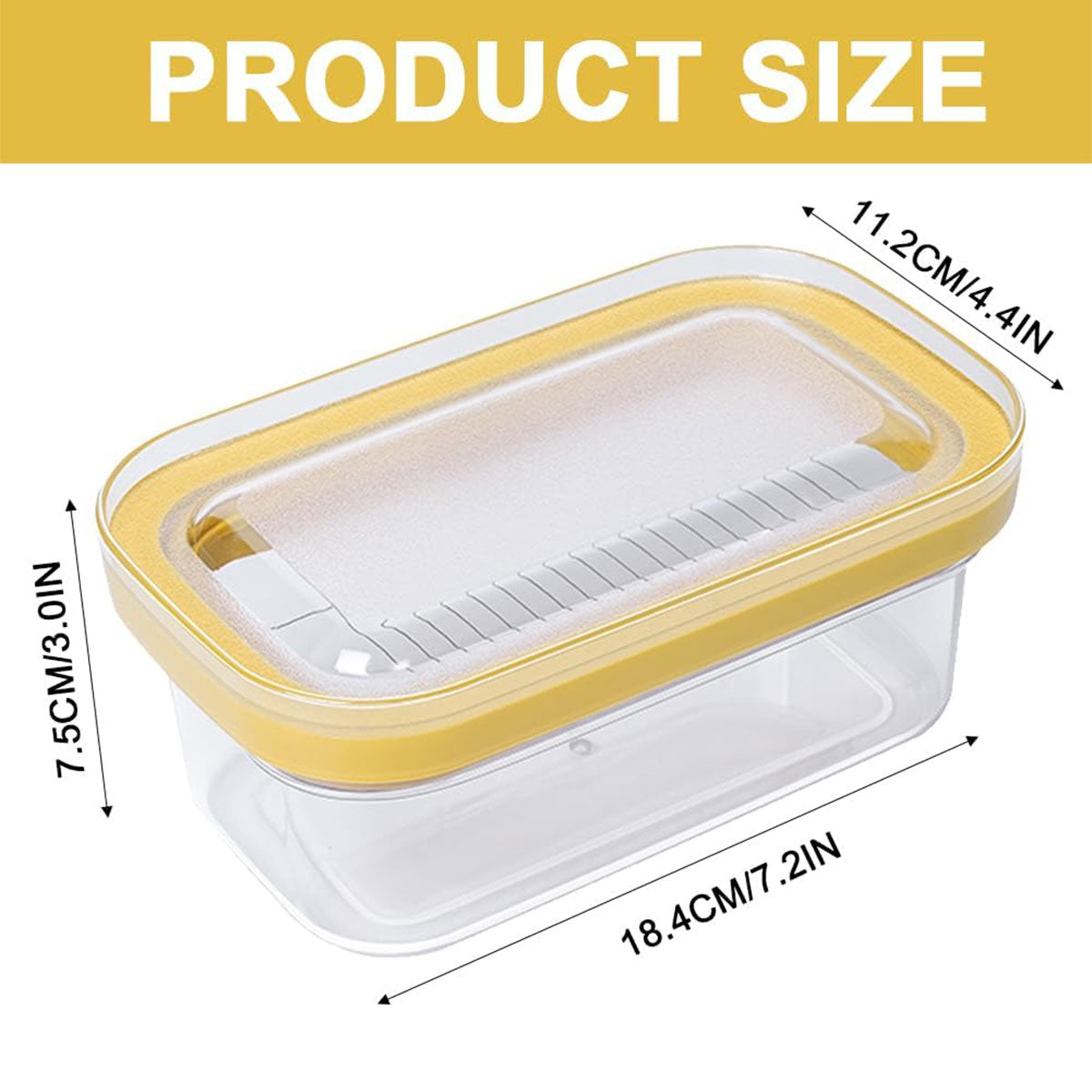 Premium Butter Cutter Box – with Lid & Stainless Steel Wires