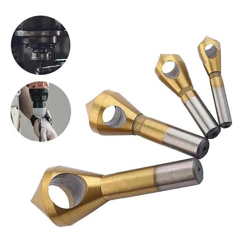4-Piece HSS Countersink & Chamfer Drill Bit Set - SuperSaverAU - view 5