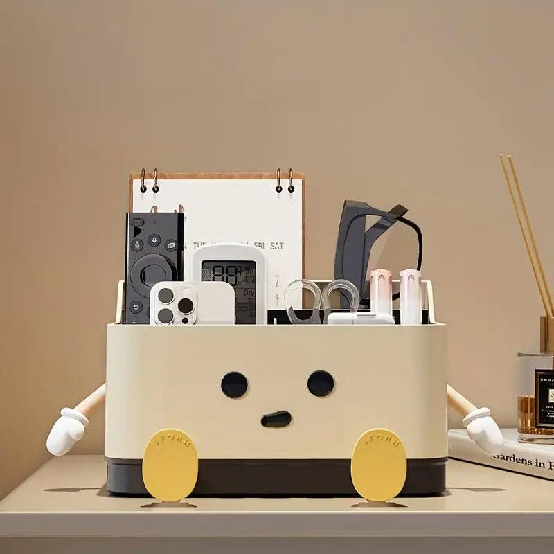 Desktop Organizer Storage Box Household Clutter Compartmentalized Container - Sitting - SuperSaverAU - view 3