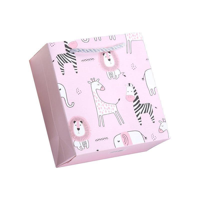 25x Creative Cartoon Animal Gift Bags Cute Birthday Party Favors Tote Paper Bags - Dinosaur-Paradise-25pcs-M - SuperSaverAU - view 6