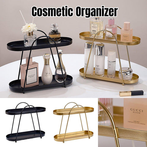 Jewelry Rack Organizer Stand Cosmetic Display Desktop Storage Holder for Home - Black - SuperSaverAU - view 1