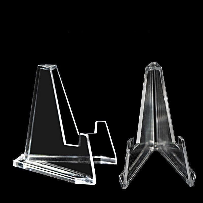 Premium Clear Acrylic Display Stands – 20 Pack