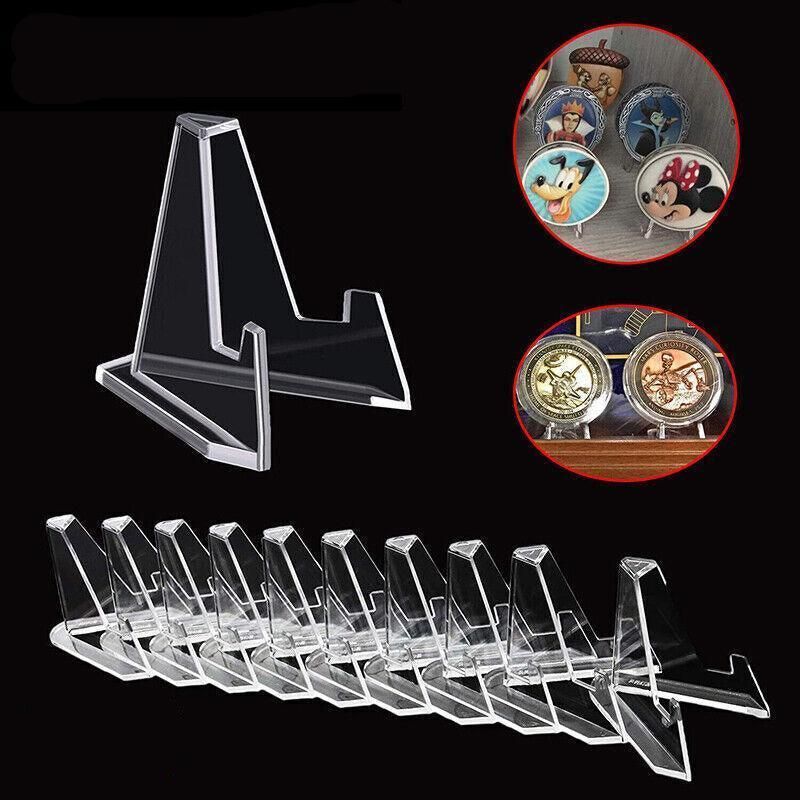 Premium Clear Acrylic Display Stands – 20 Pack