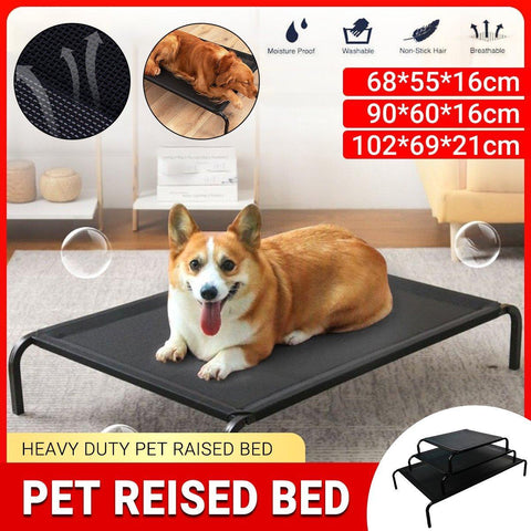 Premium Raised Pet Bed Replacement Mesh - S