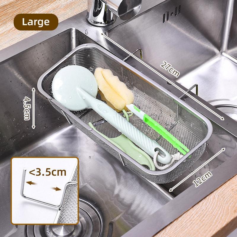 Premium Stainless Steel Sink Drainer Basket – 27 x 12cm