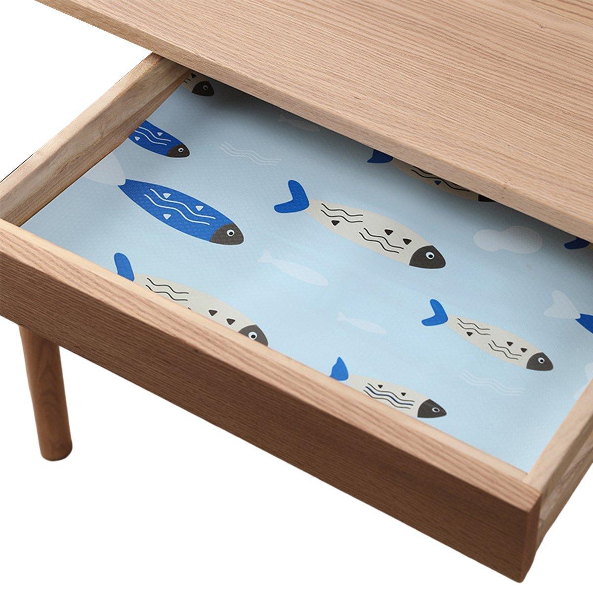 Household Drawer Liner Paper 45cm x 150cm - Grease & Moisture Proof, Stylish Designs - SuperSaverAU - view 5