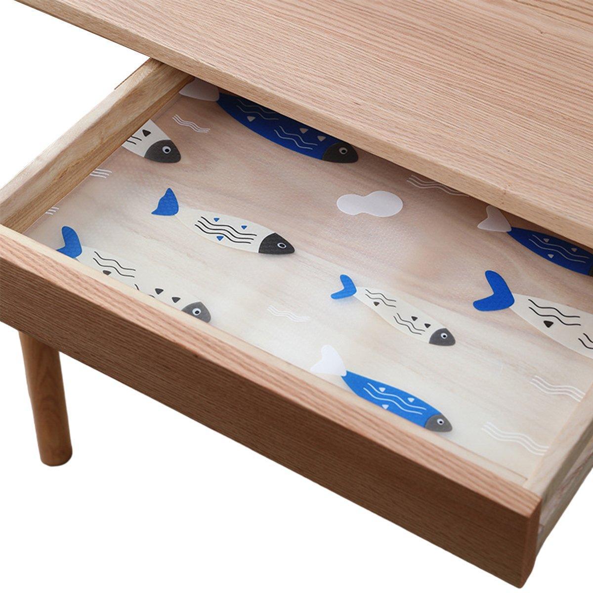 Household Drawer Liner Paper 45cm x 150cm - Grease & Moisture Proof, Stylish Designs - SuperSaverAU - view 6