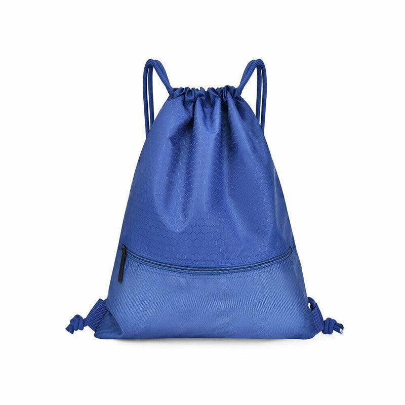 Premium Nylon Drawstring Backpack Sport Bag – Pink