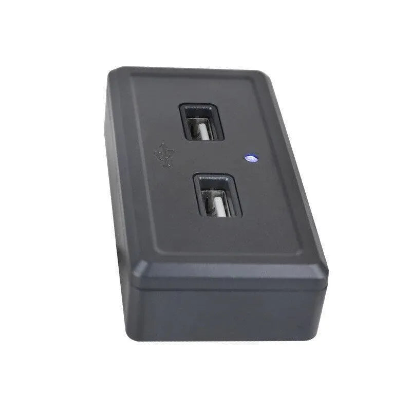 Premium Dual USB Car Charger Socket Panel 12V 24V 5V 3.1A