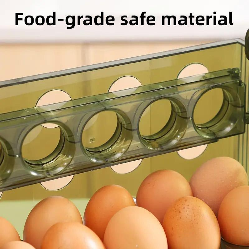 Premium Refrigerator Egg Organiser – 30 Egg Capacity with Freshness Tracker