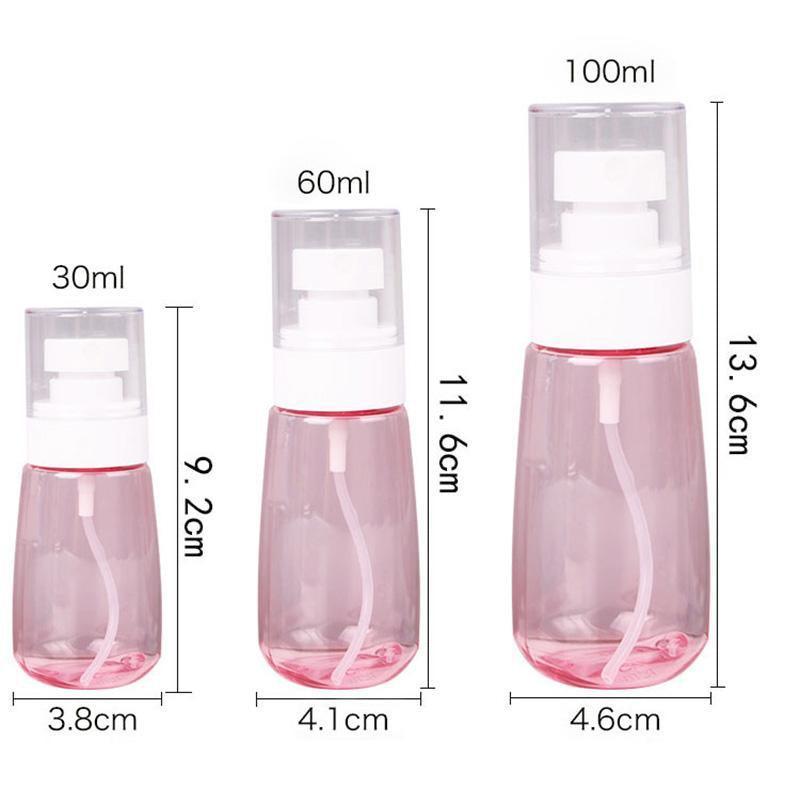 Premium 10pcs 100ml Clear Travel Emulsion Dispenser Bottles for Lotion Shampoo