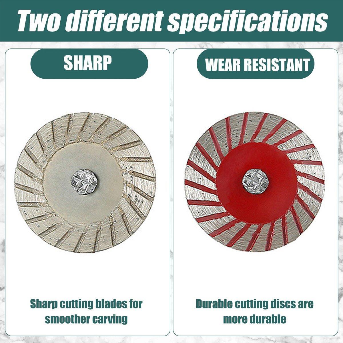 V528 Stone Engraving Saw Blades 40mm - 10pcs Durable Cutting Tools - SuperSaverAU - view 4
