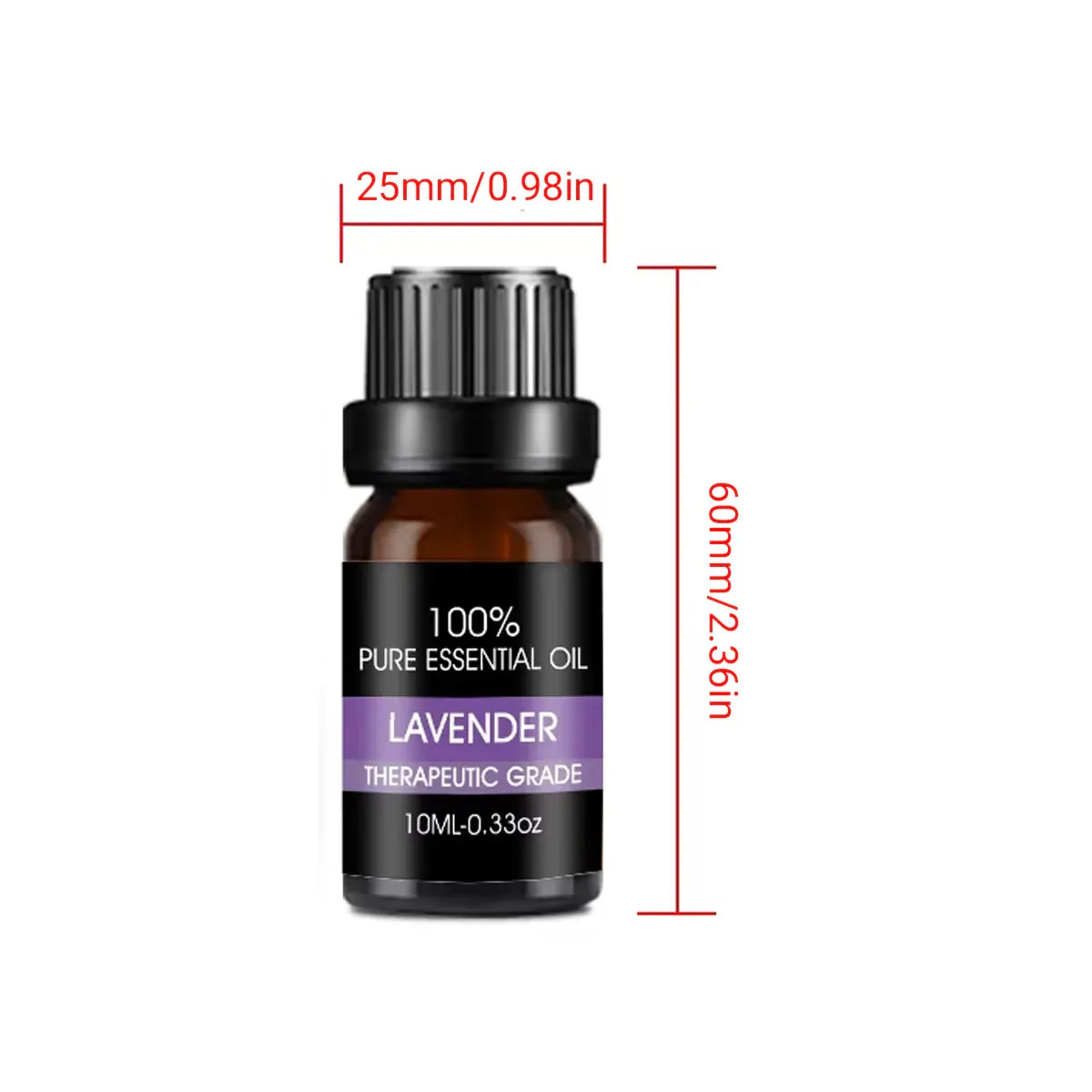 Premium 6 Piece Plant Essential Oil Set for Aromatherapy Diffusers