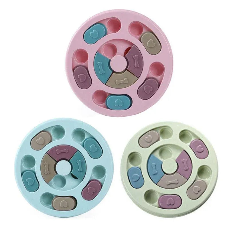Premium Dog Treat Dispenser Puzzle Feeder Toy - Green