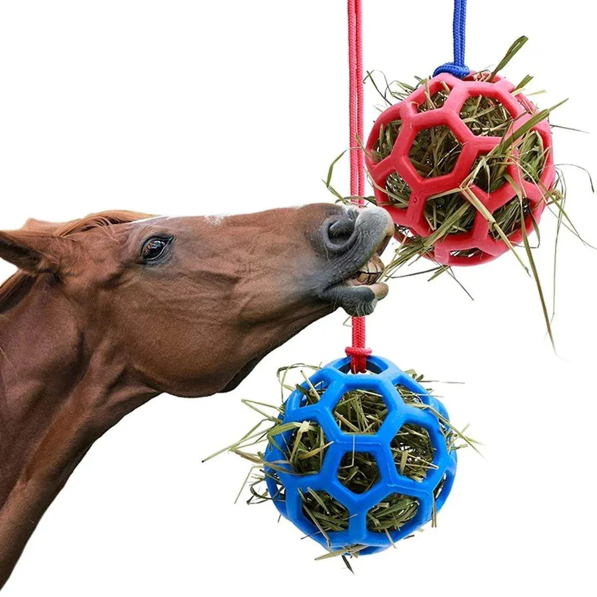 Premium Green Horse Hay Feeder Ball Slow Feeding Toy - 14cm