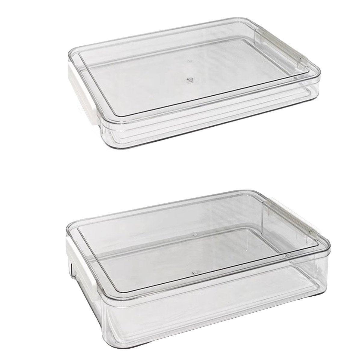 Premium Transparent A4 File Storage Box – Small