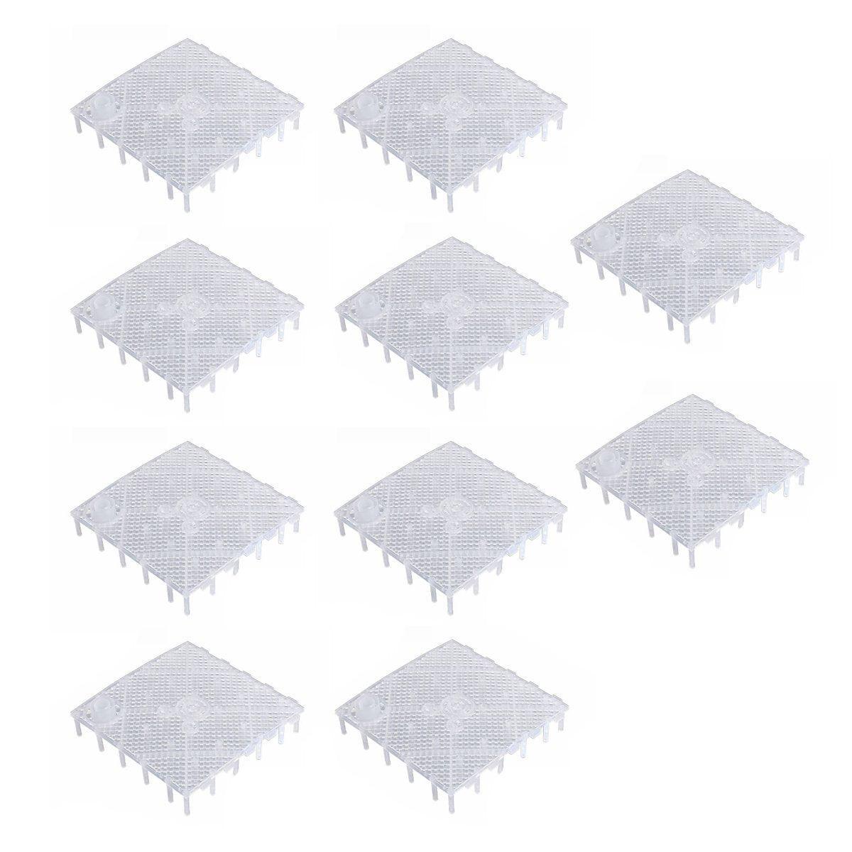 Premium Under Gravel Aquarium Filter Plates 10pcs - Black