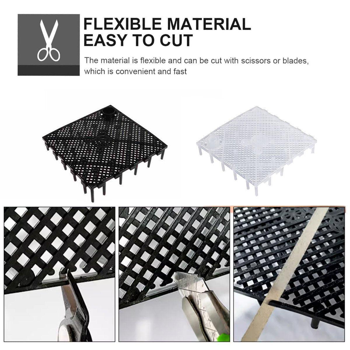 Premium Under Gravel Aquarium Filter Plates 10pcs - Clear