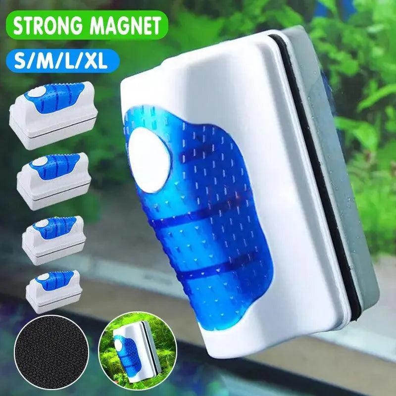 Aquarium Glass Cleaner Brush - XL Magnetic Algae Magnet with Floating Design - SuperSaverAU - view 1