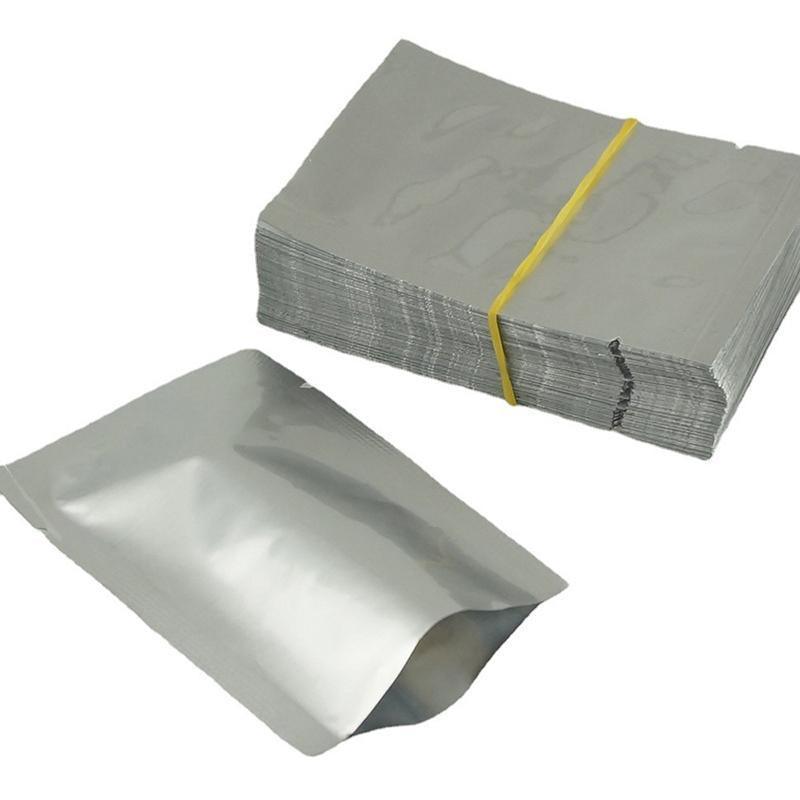 Premium Silver Open Top Aluminium Foil Food Packaging Bags – 22 x 30cm