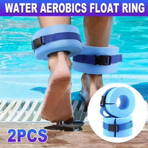 Premium EVA Swimming Buoyancy Float Rings – Blue 2 Pack